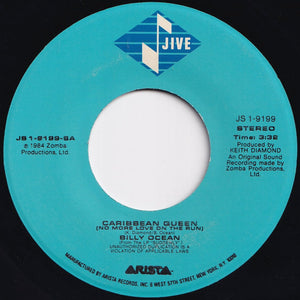 Billy Ocean - Caribbean Queen (No More Love On The Run) / (Instrumental) (7 inch Record / Used)