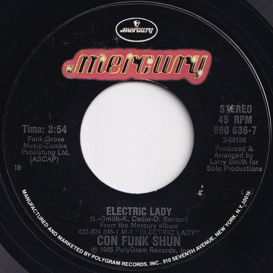 Con Funk Shun - Electric Lady / Pretty Lady (7 inch Record / Used)