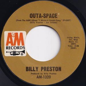 Billy Preston - Outa-Space / I Wrote A Simple Song (7 inch Record / Used)