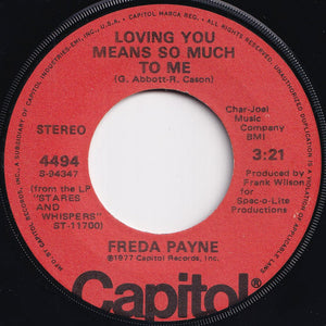 Freda Payne - Love Magnet / Loving You Means So Much To Me (7 inch Record / Used)