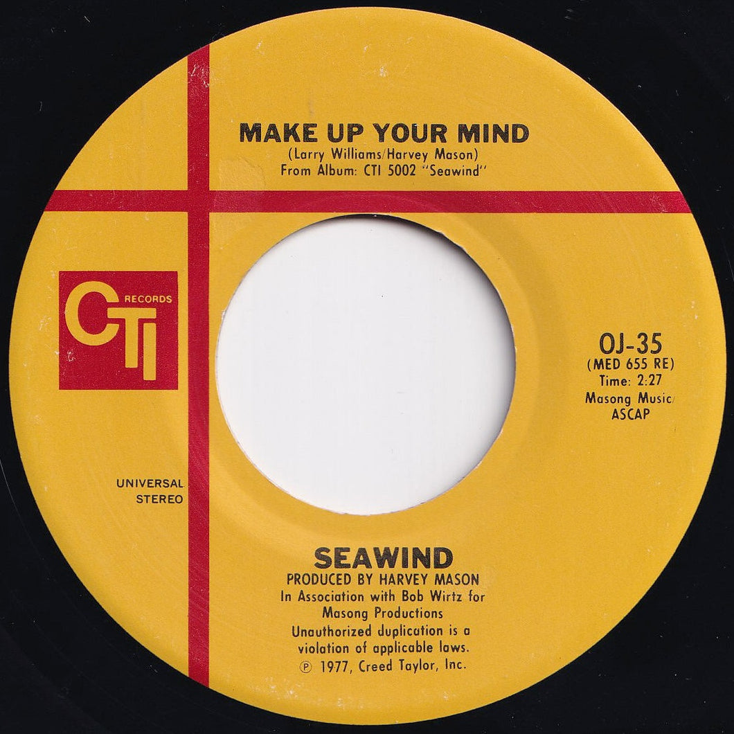 Seawind - Make Up Your Mind / The Devil Is A Liar (7 inch Record / Used)