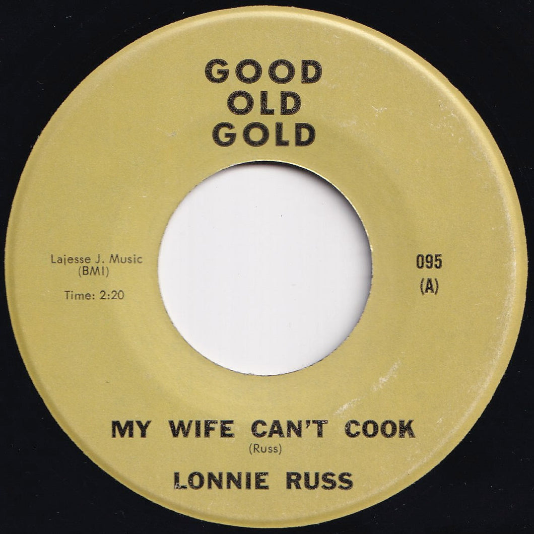 Lonnie Russ / Evelyn Freeman - My Wife Can't Cook / Didn't It Rain (7 inch Record / Used)