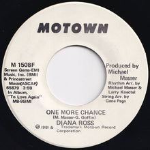 画像をギャラリービューアに読み込む, Diana Ross - One More Chance / One More Chance (7 inch Record / Used)
