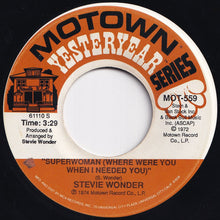 Load image into Gallery viewer, Stevie Wonder - Superstition / Superwoman (Where Were You When I Needed You)  (7 inch Record / Used)
