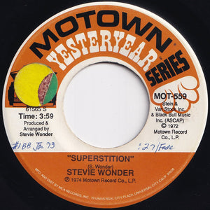 Stevie Wonder - Superstition / Superwoman (Where Were You When I Needed You)  (7 inch Record / Used)