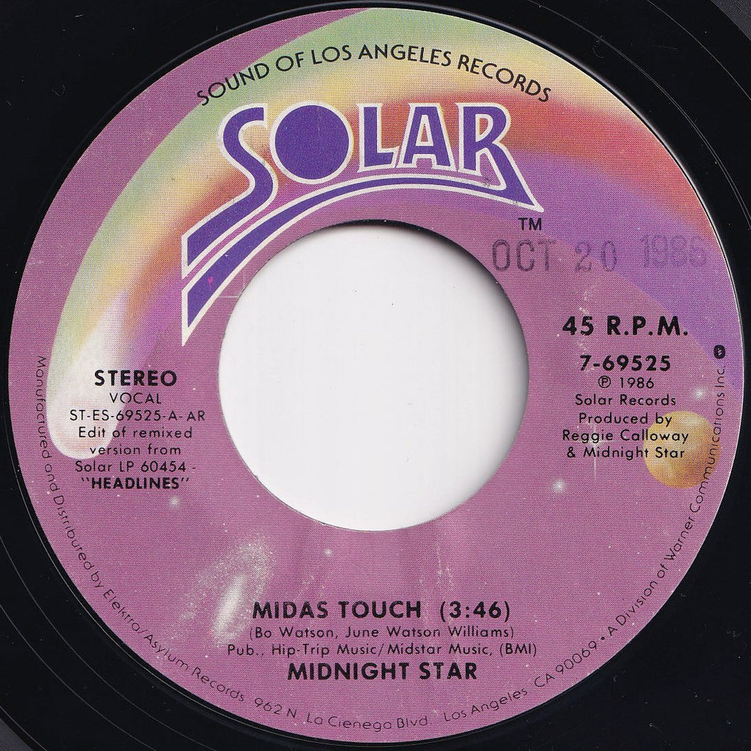 Midnight Star - Midas Touch / Searching For Love (7 inch Record / Used)