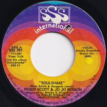 Load image into Gallery viewer, Peggy Scott &amp; Jo Jo Benson - Soulshake / We Were Made For Each Other (7 inch Record / Used)
