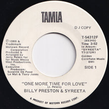 画像をギャラリービューアに読み込む, Billy Preston, Syreeta - One More Time For Love / One More Time For Love (7 inch Record / Used)
