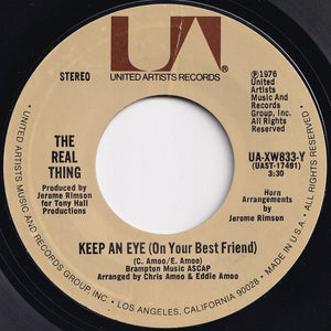 Real Thing - You To Me Are Everything / Keep An Eye (On Your Best Friend) (7 inch Record / Used)