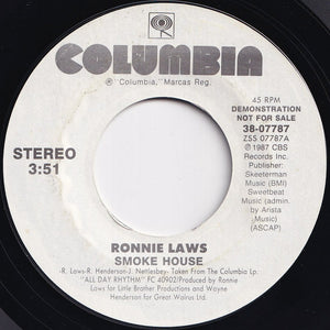 Ronnie Laws - Smoke House / Smoke House (7 inch Record / Used)