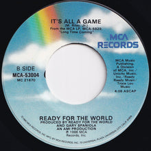 Load image into Gallery viewer, Ready For The World - Mary Goes &#39;Round / It&#39;s All A Game (7 inch Record / Used)
