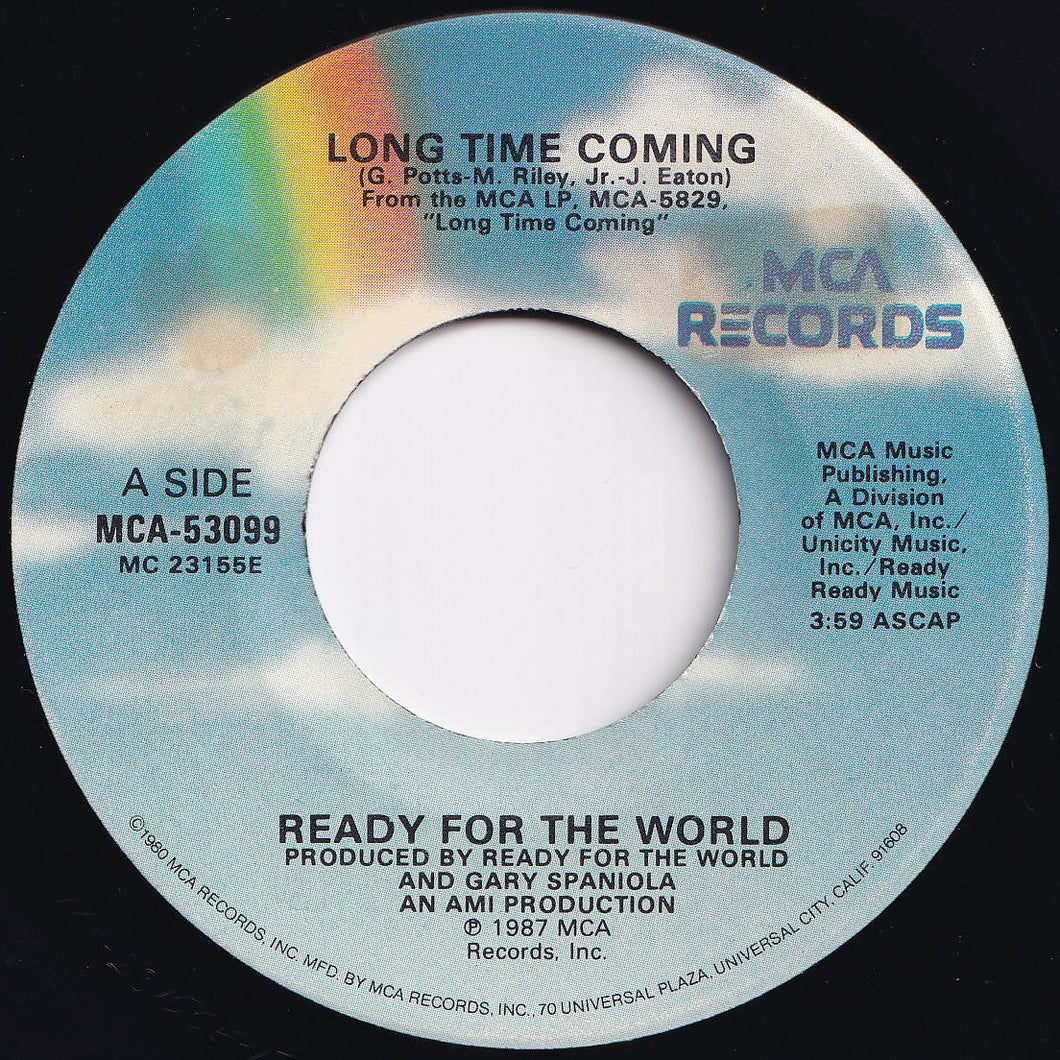 Ready For The World - Long Time Coming / (Instrumental) (7 inch Record / Used)