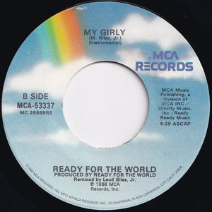 Ready For The World - My Girly / (Instrumental) (7 inch Record / Used)