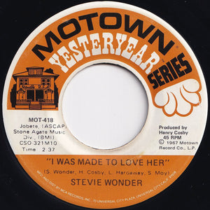 Stevie Wonder - I Was Made To Love Her / Shoo Be Doo Be Doo Da Day (7 inch Record / Used)