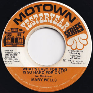 Mary Wells - My Guy / What's Easy For Two Is So Hard For One (7 inch Record / Used)