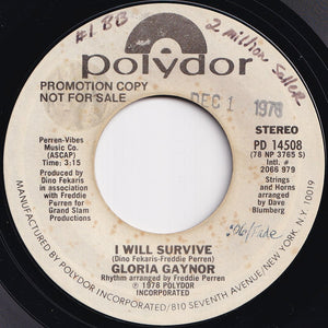 Gloria Gaynor - I Will Survive / Substitute (7 inch Record / Used)