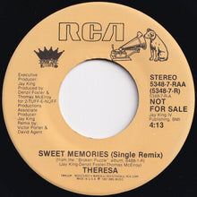 画像をギャラリービューアに読み込む, Theresa - Sweet Memories / Sweet Memories (7 inch Record / Used)
