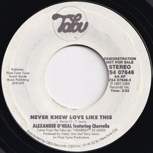 画像をギャラリービューアに読み込む, Alexander O&#39;Neal, Cherrelle - Never Knew Love Like This / Never Knew Love Like This (7 inch Record / Used)
