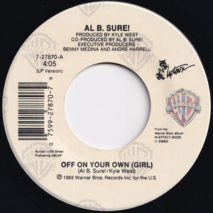 Al B. Sure! - Off On Your Own (Girl) / Noche Y Dia (7 inch Record / Used)