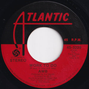 Average White Band - Pick Up The Pieces / Work To Do (7 inch Record / Used)