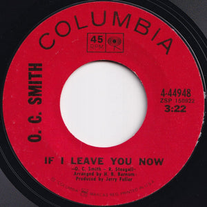 O.C. Smith - Daddy's Little Man / If I Leave You Now (7 inch Record / Used)