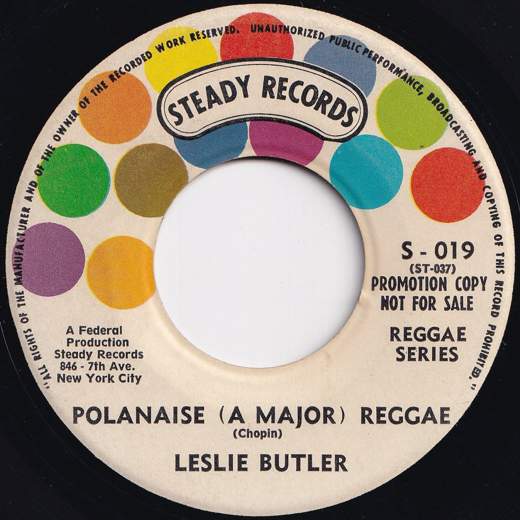 Leslie Butler - Polonaise (A Major) Reggae / Black Mask (7 inch Record / Used)