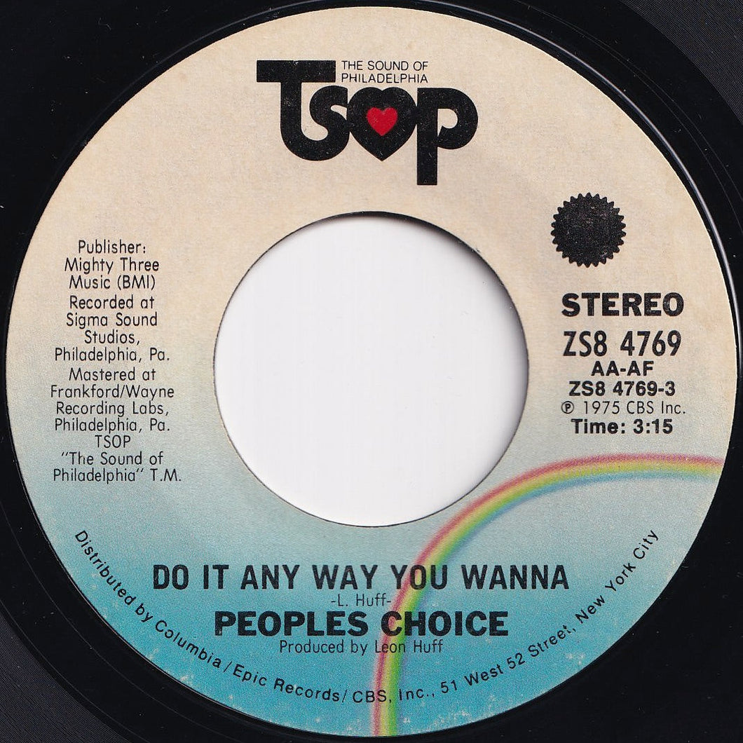 People's Choice - Do It Any Way You Wanna / The Big Hurt (7 inch Record / Used)