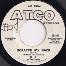 画像をギャラリービューアに読み込む, B. J. And The Geminis - Scratch My Back / Scratch My Back (7 inch Record / Used)
