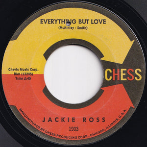 Jackie Ross - Selfish One / Everything But Love (7 inch Record / Used)