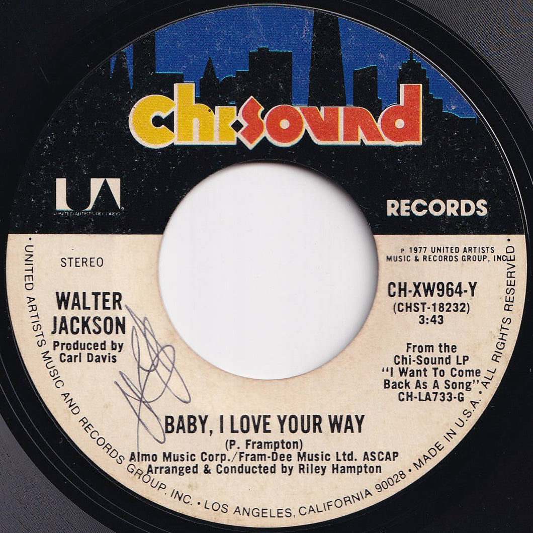 Walter Jackson - Baby, I Love Your Way / What Would You Do (7 inch Record / Used)