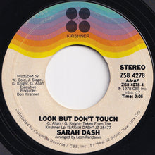 Load image into Gallery viewer, Sarah Dash - Sinner Man / Look But Don&#39;t Touch (7 inch Record / Used)
