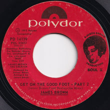 画像をギャラリービューアに読み込む, James Brown - Get On The Good Foot (Part 1) / (Part 2) (7 inch Record / Used)
