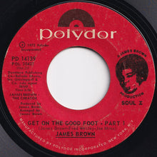 画像をギャラリービューアに読み込む, James Brown - Get On The Good Foot (Part 1) / (Part 2) (7 inch Record / Used)
