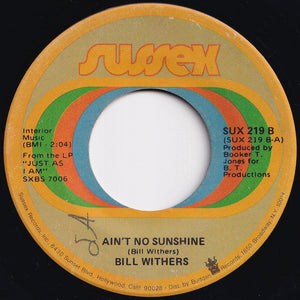 Bill Withers - Harlem / Ain't No Sunshine (7 inch Record / Used)