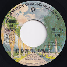 Load image into Gallery viewer, Ashford And Simpson - (I&#39;d Know You) Anywhere / I&#39;m Determined (7 inch Record / Used)
