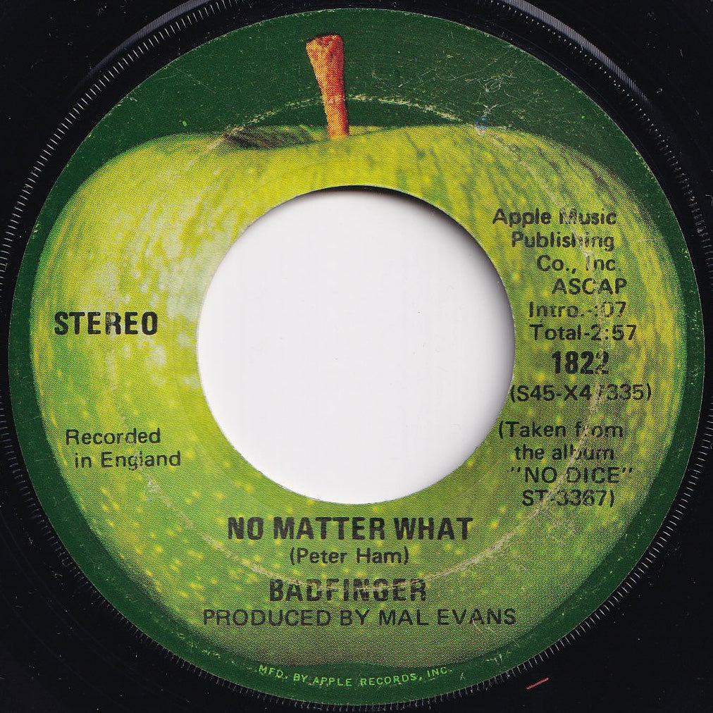 Badfinger - No Matter What / Carry On Till Tomorrow (7 inch Record / Used)