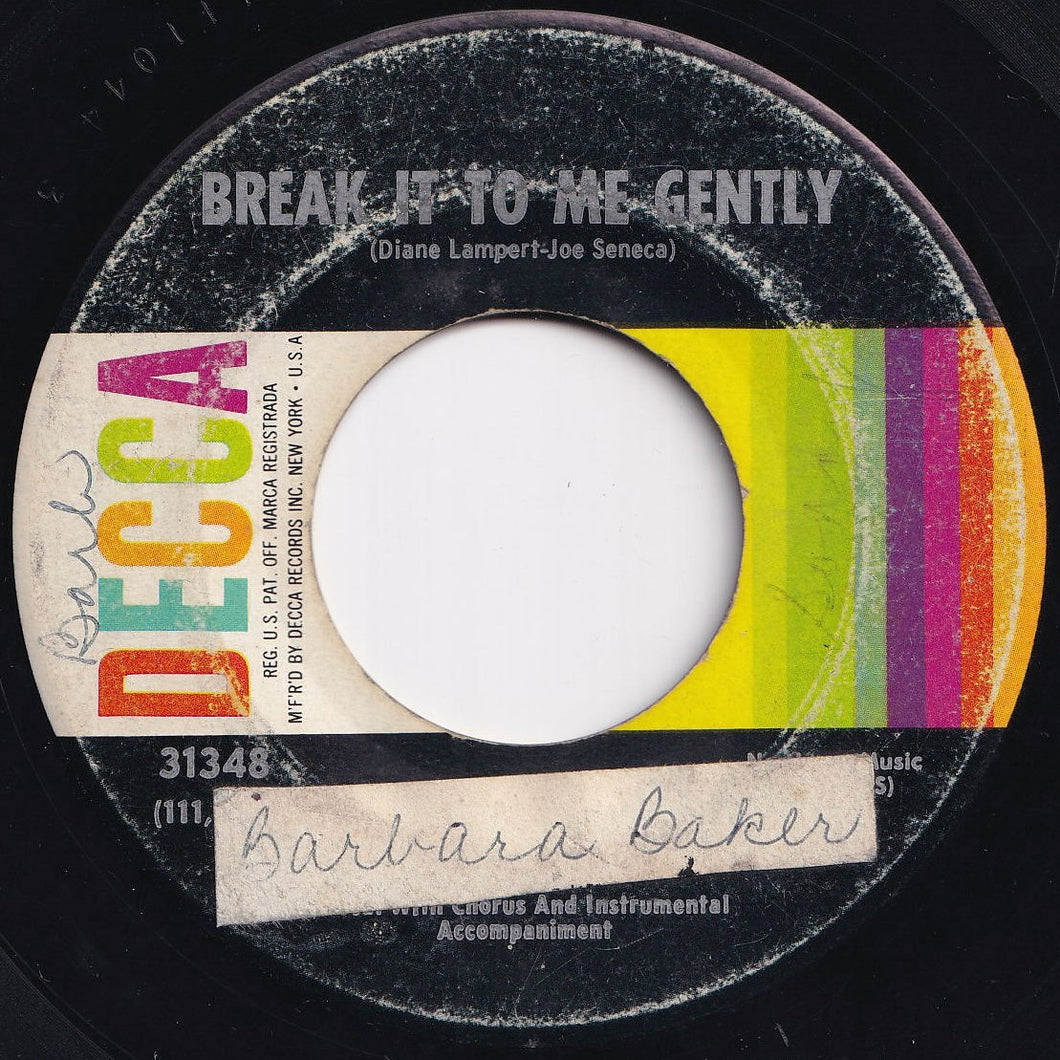 Brenda Lee - Break It To Me Gently / So Deep (7 inch Record / Used)