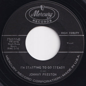 Johnny Preston - Feel So Fine / I'm Starting To Go Steady (7 inch Record / Used)