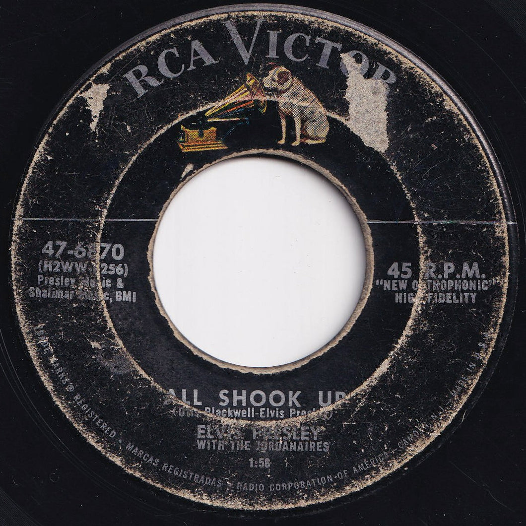 Elvis Presley - All Shook Up / That's When Your Heartaches Begin (7 in – Solidity Records