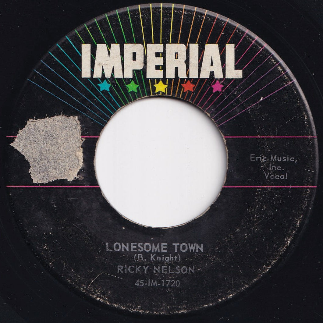 Ricky Nelson - Lonesome Town / I Got A Feeling (7 inch Record / Used)