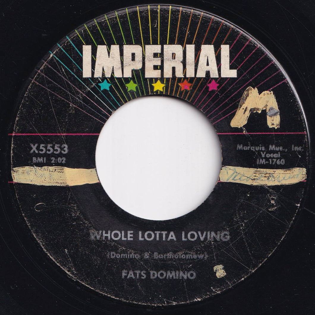 Fats Domino - Whole Lotta Loving / Coquette (7 inch Record / Used)