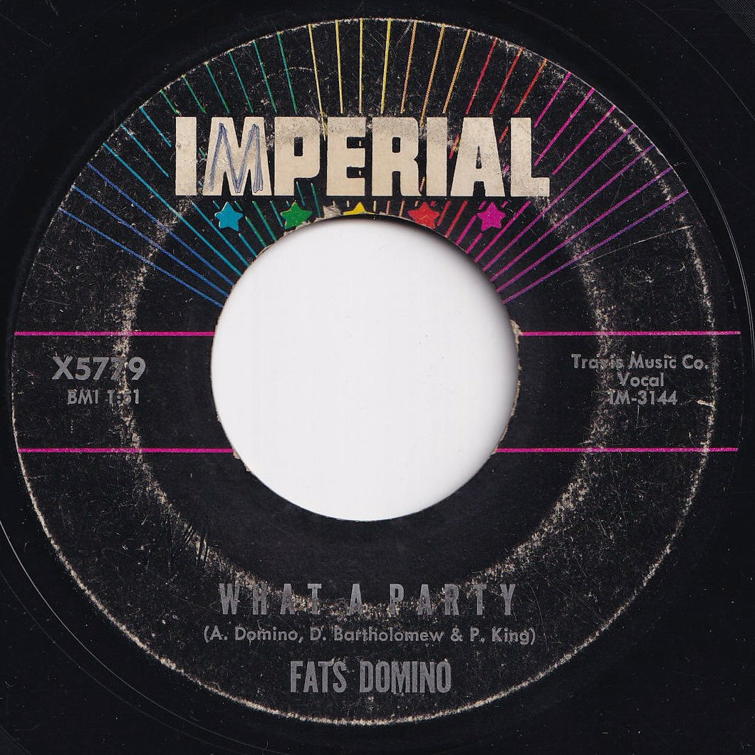 Fats Domino - What A Party / Rockin' Bicycle (7 inch Record / Used)