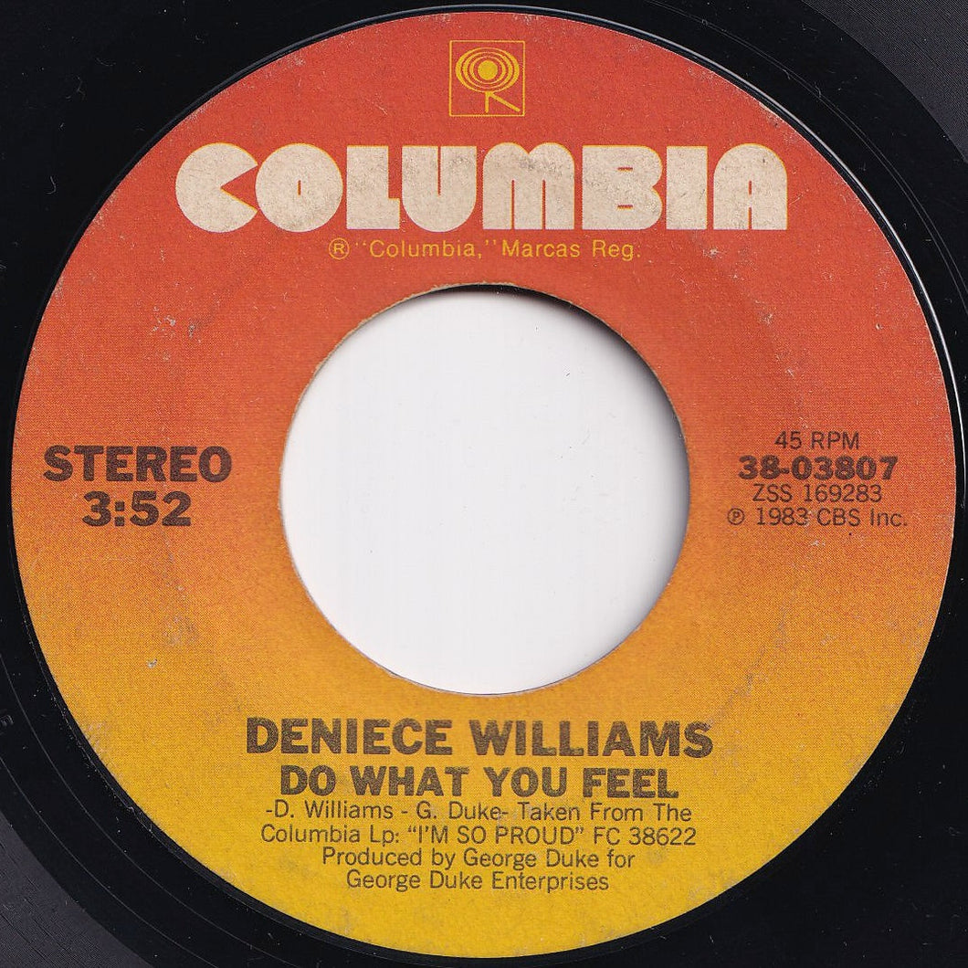 Deniece Williams - Do What You Feel / Love, Peace And Unity (7 inch Record / Used)