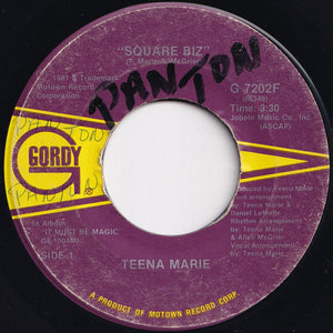 Teena Marie - Square Biz / Opus III (Does Anybody Care) (7 inch Record / Used)