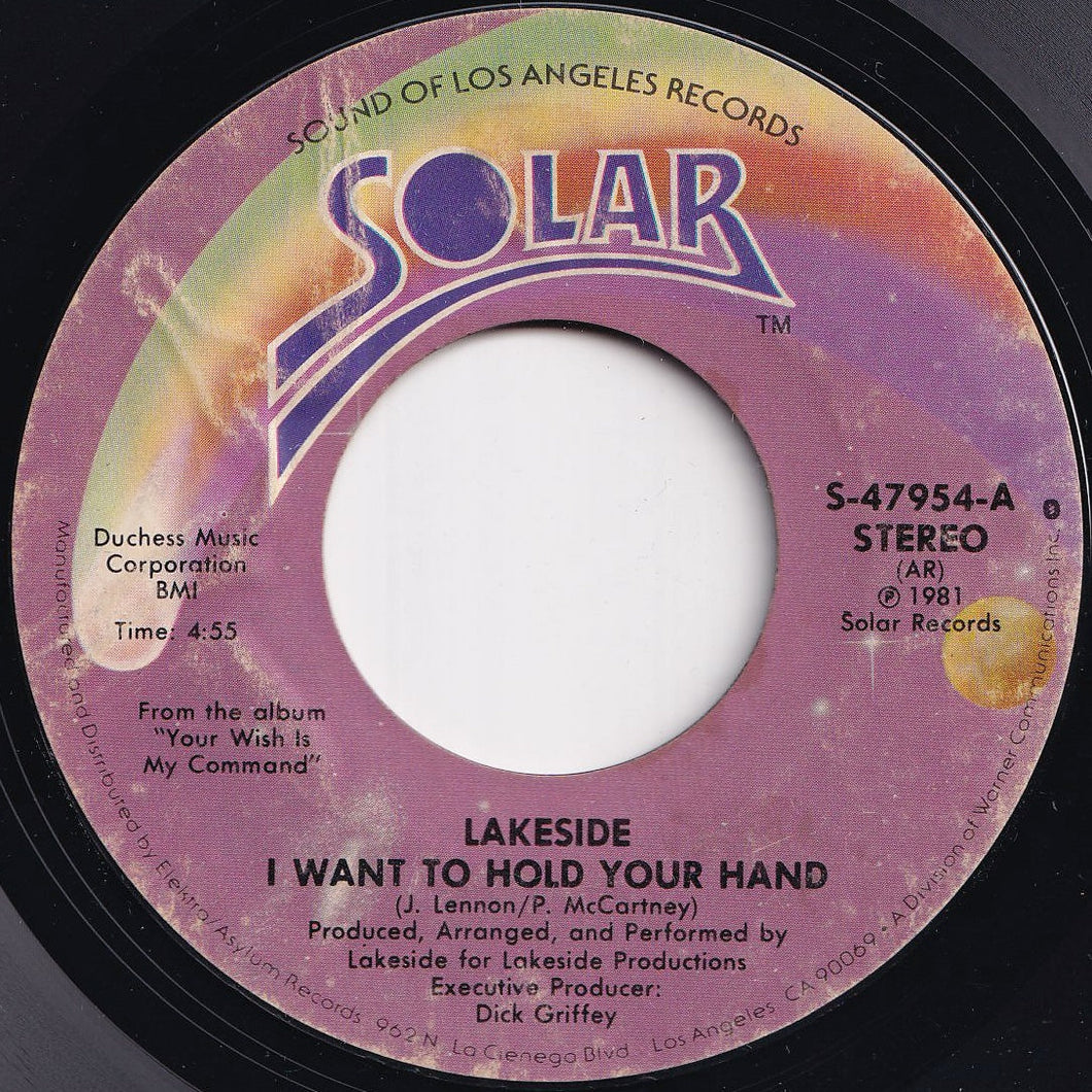 Lakeside - I Want To Hold Your Hand / Magic Moments (7 inch Record / Used)