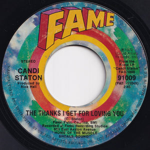 Candi Staton - Do It In The Name Of Love / The Thanks I Get For Loving You (7 inch Record / Used)