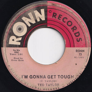 Ted Taylor - Miss You So / I'm Gonna Get Tough (7 inch Record / Used)