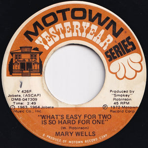 Mary Wells - My Guy / What's Easy For Two Is So Hard For One (7 inch Record / Used)