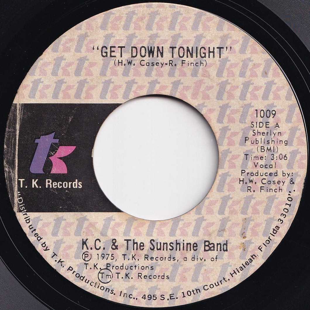 KC & The Sunshine Band - Get Down Tonight / You Don't Know (7 inch Record / Used)