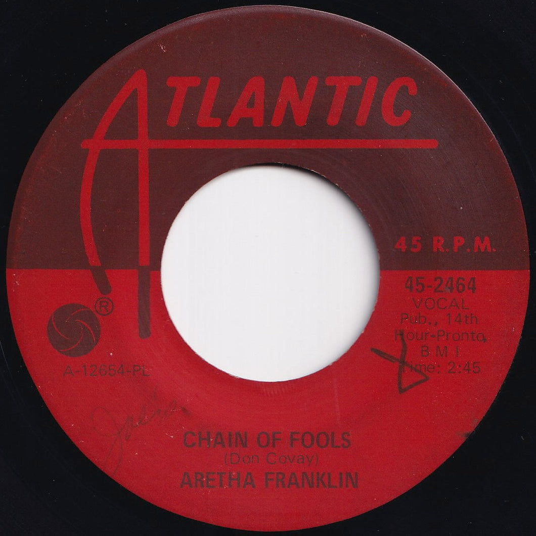 Aretha Franklin - Chain Of Fools / Prove It (7 inch Record / Used)